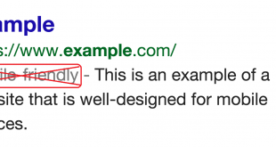 جوجل يتخلص من جملة Mobile Friendly