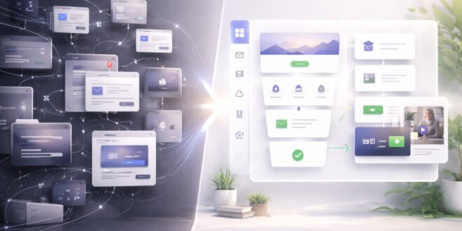 مقارنة Systeme.io vs Kajabi لصناع الكورسات والمنتجات الرقمية