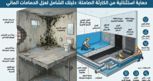 أفضل أنواع العزل المائي للحمامات لحماية أساسات منزلك من الدمار