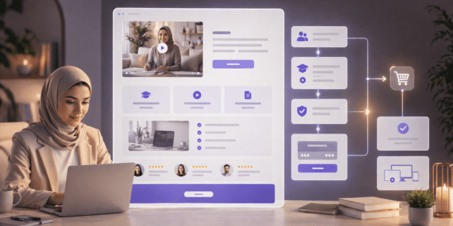 صفحة هبوط لبيع كورس وتحويل الزوار إلى مبيعات